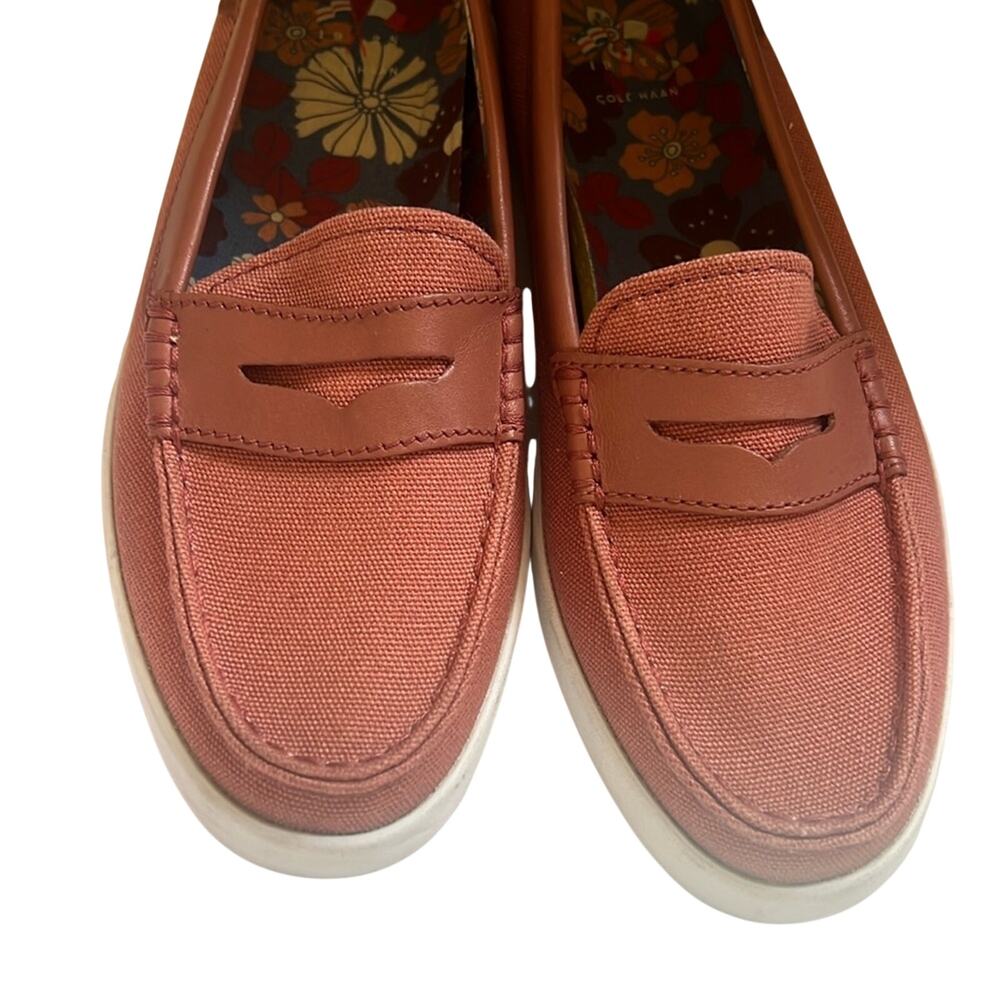 Cole Haan canvas Nantucket loafer II sz 7b - Picture 10 of 16